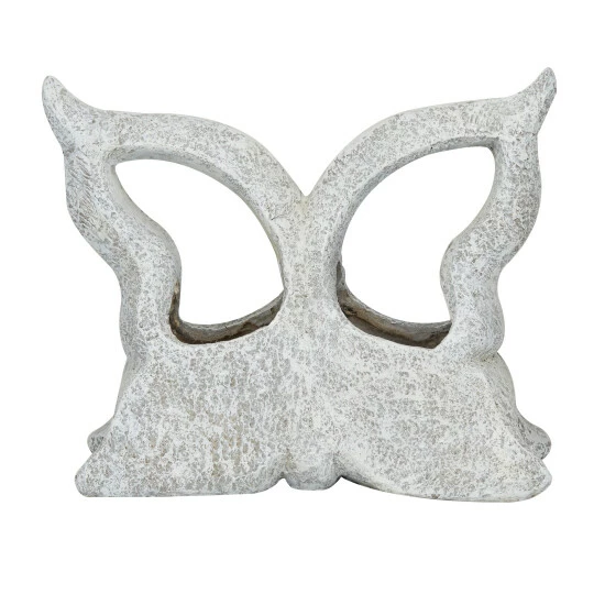 Best deal ๐ Studio 350 Gray Fiberglass Indoor Outdoor Planter With Stone Mosaic Design Grey - Heart ๐ - Image 7