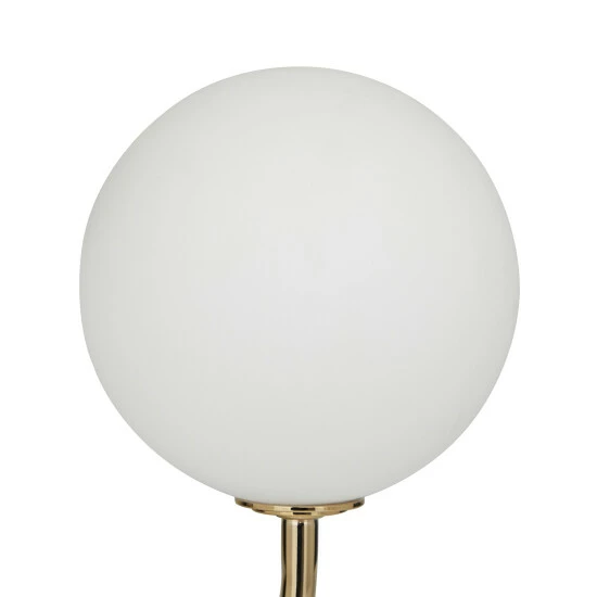 Cheapest 🤩 Studio 350 Metal Orb 2 Bulb Table Lamp With Marble Base Gold - White Base ✨ - Image 3