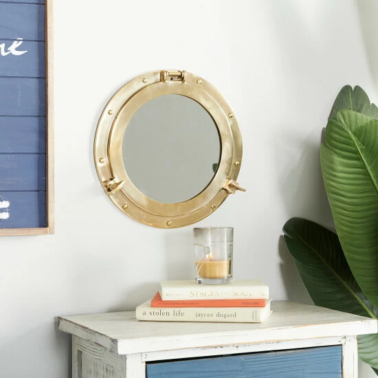 Brand new ๐ Studio 350 Gold Brass Nautical Wall Decor ๐ฏ - Image 8