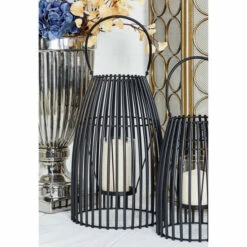 Top 10 🔔 Studio 350 Metal Contemporary Lantern 16 X 9 X 9 - 9 X 9 X 16 Gold 🎉