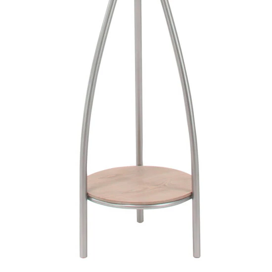 Flash Sale 😍 Studio 350 Silver Iron Metal Modern Contemporary 🧥 Coat Rack - 17 X 17 X 73 ⭐ - Image 5