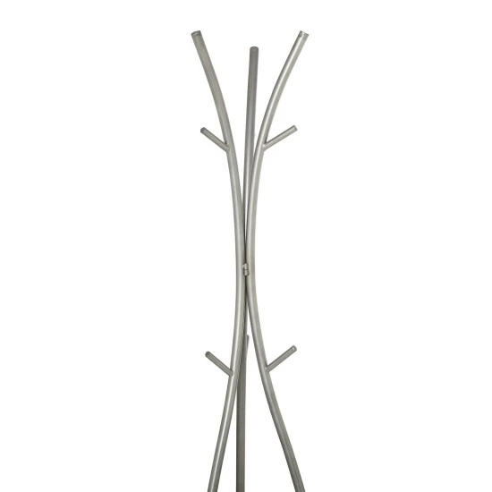 Flash Sale 😍 Studio 350 Silver Iron Metal Modern Contemporary 🧥 Coat Rack - 17 X 17 X 73 ⭐ - Image 7
