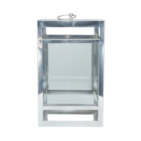 Outlet 🥰 Studio 350 Stainless Steel Contemporary Lantern - 10 X 10 X 21 Gold ⌛ - Image 7