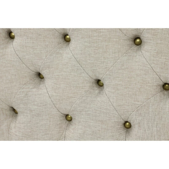 Buy 😀 Studio 350 Black Tan Or Grey Wood Tufted Fabric Modern Glam Ottoman Bench 😀 - Image 5