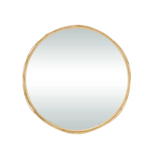 Best Sale ❤️ Studio 350 Gold Metal Glam Wall Mirror - 24 X 3 X 24 🌟 - Image 2