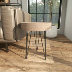 Cheapest 🛒 Studio 350 Brown MDF Modern Accent Table 19 X 16 X 16 - 16 X 16 X 19Round ❤️