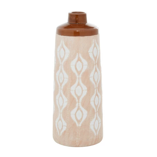 Wholesale 💯 Studio 350 Tan Porcelain Traditional Vase 15 X 6 X 6 🔔 - Image 2