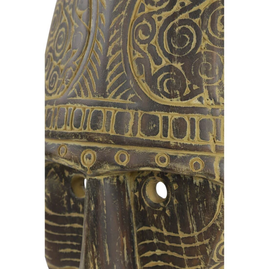 Best Pirce ❤️ Studio 350 Black Teak Eclectic Sculpture People 27 X 11 X 5 - 11 X 5 X 27 🎉 - Image 5