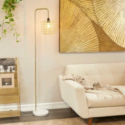 Deals 👏 Studio 350 Gold Metal Industrial Floor Lamp ✨