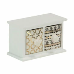 Flash Sale 💯 Studio 350 Modern 2-Drawer Wood And Ceramic Jewelry Storage Chest 🔔