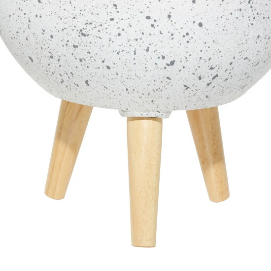 Cheapest ๐ Studio 350 MgO Contemporary Planter (Set Of 2) - S/2 17", 15"H White ๐ - Image 4