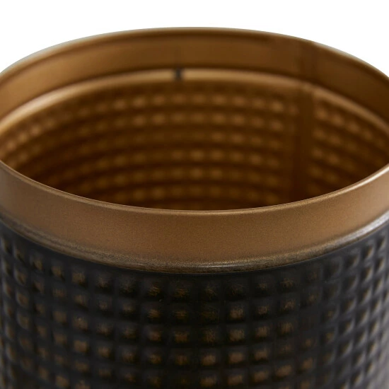 Hot Sale ❤️ Studio 350 Black Iron Farmhouse Canisters (Set Of 3) - S/3 7.25", 9.5", 11.5"H 💯 - Image 5