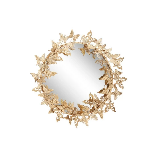 Buy ๐ Studio 350 Gold Metal Glam Wall Mirror 28 X 28 X 5 - 28 X 5 X 28Round ๐ - Image 2