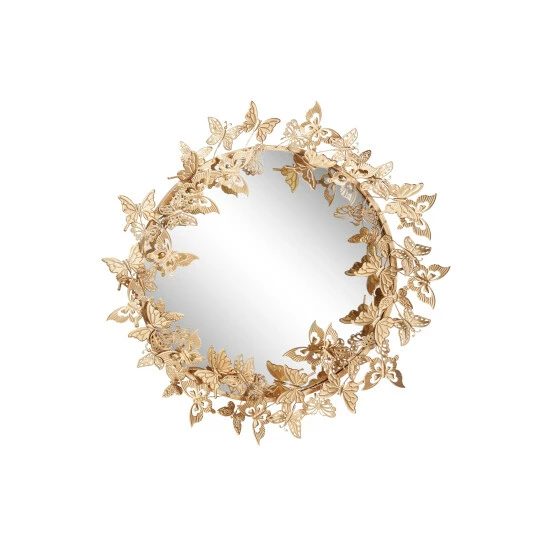 Buy ๐ Studio 350 Gold Metal Glam Wall Mirror 28 X 28 X 5 - 28 X 5 X 28Round ๐ - Image 3