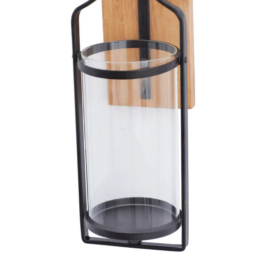 Coupon 🥰 Studio 350 Poplar Farmhouse Wall Sconce - 6 X 7 X 23 Black ✔️ - Image 4