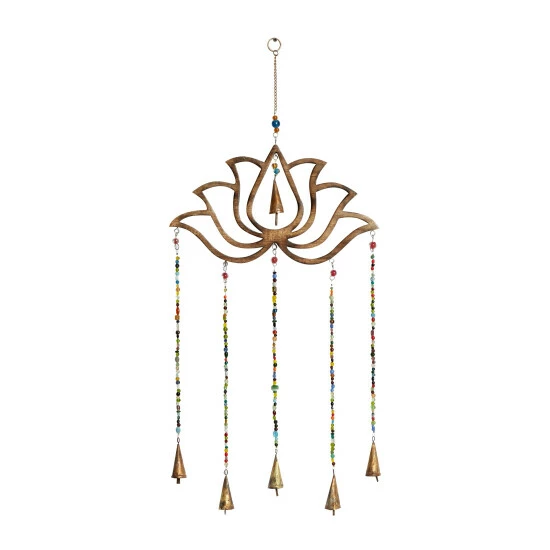 Buy 💯 Studio 350 Gold Wood Eclectic Windchime 30 X 15 X 1 🛒 - Image 2