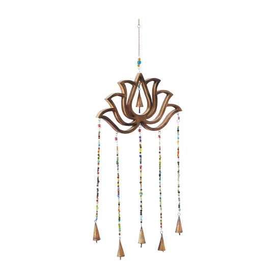 Buy 💯 Studio 350 Gold Wood Eclectic Windchime 30 X 15 X 1 🛒 - Image 3