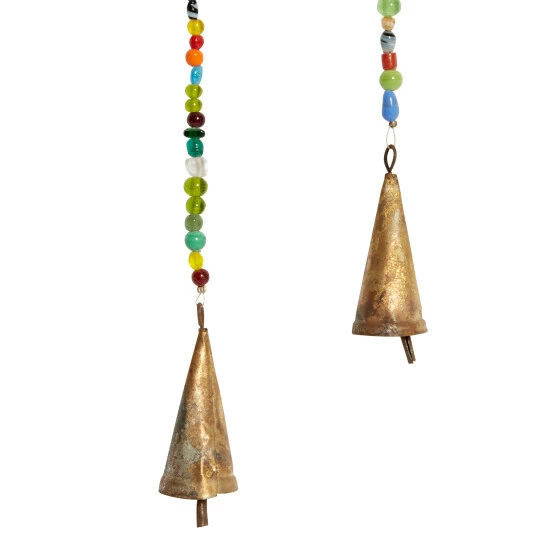 Buy 💯 Studio 350 Gold Wood Eclectic Windchime 30 X 15 X 1 🛒 - Image 5