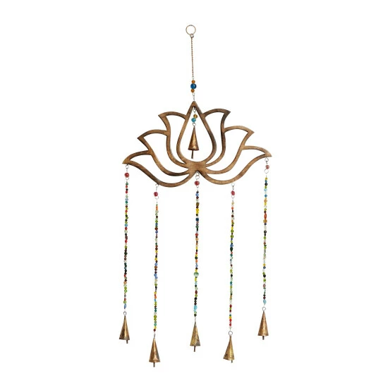 Buy 💯 Studio 350 Gold Wood Eclectic Windchime 30 X 15 X 1 🛒 - Image 7