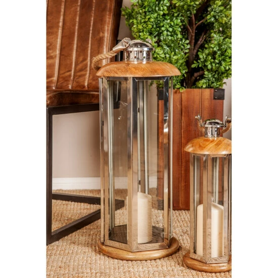 Coupon ๐งจ Studio 350 Traditional 25 X 10 Inch Wood And Metal Candle Lantern ๐ฅ - Image 6
