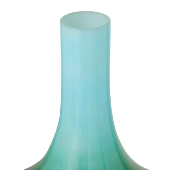 Budget 🎁 Studio 350 Green Glass Modern Vase 22 X 12 X 12 😍 - Image 5