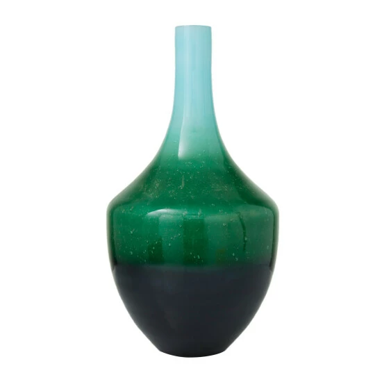 Budget 🎁 Studio 350 Green Glass Modern Vase 22 X 12 X 12 😍 - Image 7