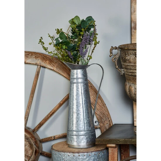 Deals ⭐ Studio 350 Silver Iron Farmhouse Planter 20 X 9 X 7 - 9 X 7 X 20Round ✨