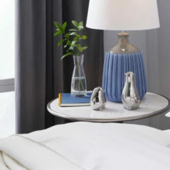 Flash Sale ๐งจ Studio 350 Silver Porcelain Contemporary Sculpture Bird (Set Of 2) - S/2 4", 7"H โญ