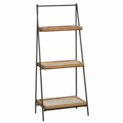 Outlet ๐ Studio 350 Brown Wood Industrial Shelving Unit 7 X 21 X 12 - 21 X 12 X 47 โจ