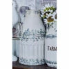 New 👏 Studio 350 White Iron Farmhouse Decorative Jar (Set Of 2) - 11 X 20 And 7 X 15 ⌛