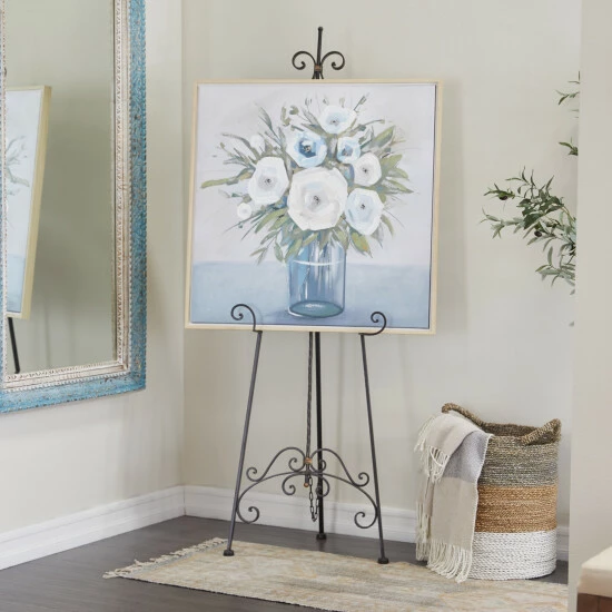 Best Sale 🥰 Studio 350 Black Iron Country Cottage Easel - 21 X 27 X 65 😉