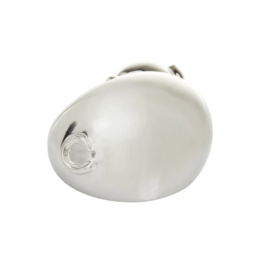 Cheapest 🔔 Studio 350 Porcelain Pig Sculpture - 13 X 9 X 5 Silver 👏 - Image 7