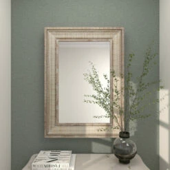 New ๐ Studio 350 Brown Iron Farmhouse Wall Mirror 43 X 31 X 2 - 31 X 2 X 43 ๐