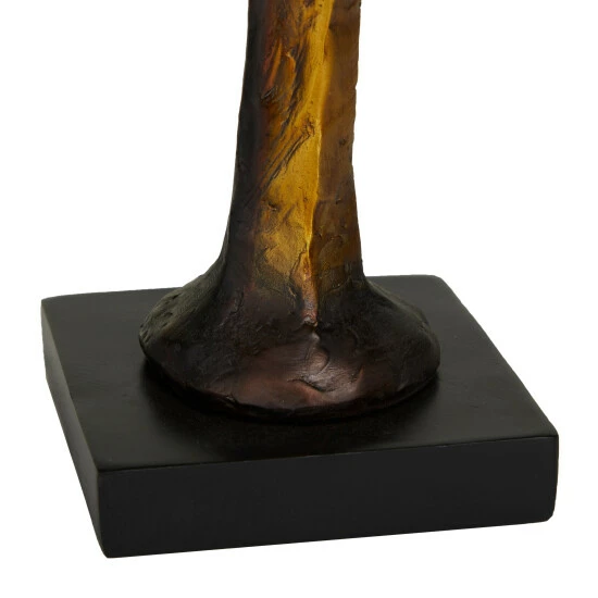 Deals 👍 Studio 350 Bronze Polystone Modern People Sculpture ( Set Of 2) - 4 X 4 X 17 🔔 - Image 4