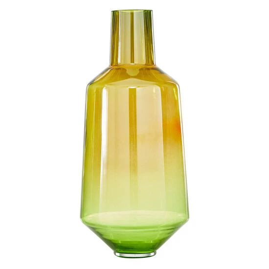 Best reviews of ⭐ Studio 350 Cylindrical Iridescent Yellow And Green Smoked Glass Vase 9" X 20" ⌛ - Image 7