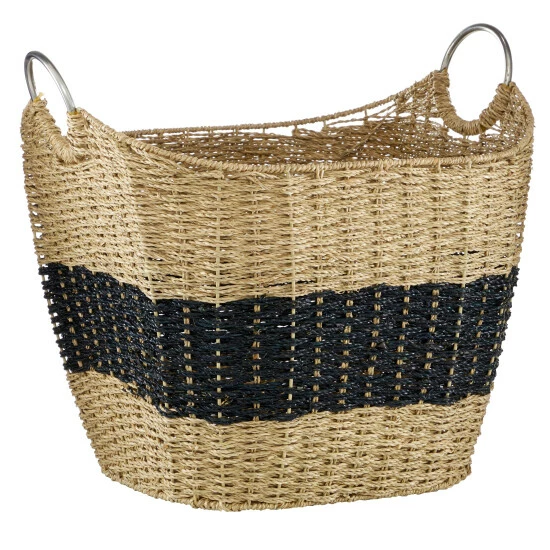 Brand new 🤩 Studio 350 Natural Brown Seagrass Coastal Storage Basket 19 X 21 X 17 - 21 X 17 X 19 ⭐ - Image 2