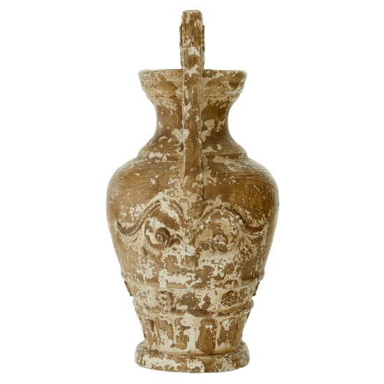 Coupon 🧨 Studio 350 Light Brown Resin Farmhouse Vase 22 X 11 X 11 ❤️ - Image 3
