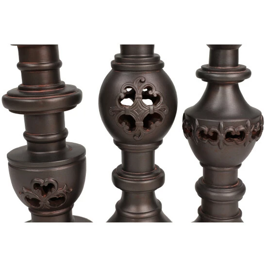 New ❤️ Studio 350 Tall Bronze Decorative Finials Shelf & Table Decor, Set Of 3, 5 X 5 X 16 😉 - Image 3