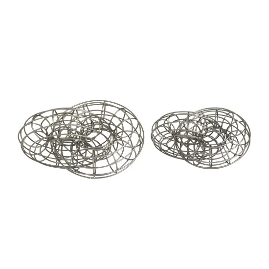 Best Pirce ๐งจ Studio 350 Metal Contemporary Sculpture (Set Of 2) - S/2 12", 10"W Gold ๐ - Image 7