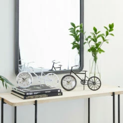 Hot Sale β Studio 350 Multi Iron Country Cottage Clock (Set Of 2) - 2 ASST 12"W, 8"H Black/white π€©