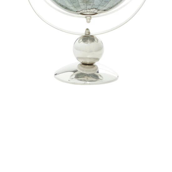 Flash Sale โ Studio 350 Grey Stainless Steel Traditional Globe - 11x8.5 ๐งจ - Image 5