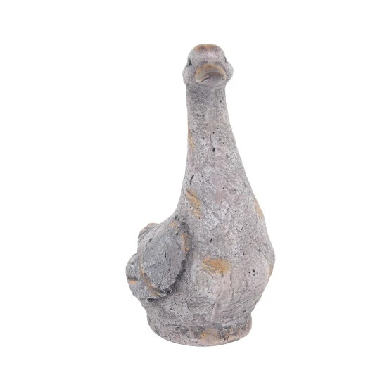 New 👍 Studio 350 Grey Polystone Country Garden Sculpture Duck 19 X 11 X 9 - 11 X 9 X 19 👏 - Image 5