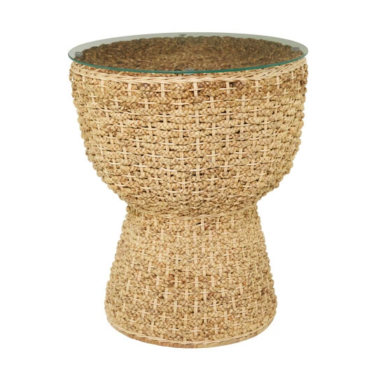 Buy 🥰 Studio 350 Brown Seagrass Bohemian Accent Table - 20 X 20 X 24 ✨ - Image 2