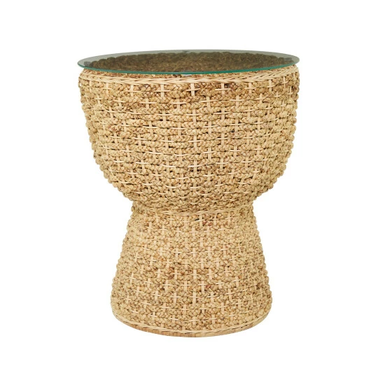 Buy 🥰 Studio 350 Brown Seagrass Bohemian Accent Table - 20 X 20 X 24 ✨ - Image 3