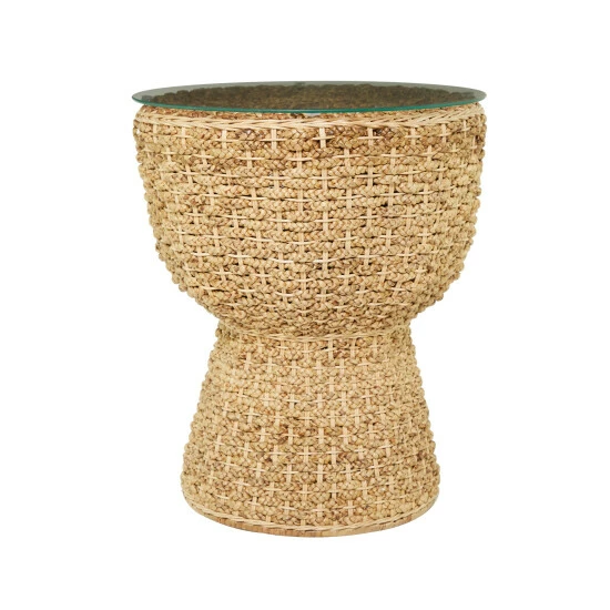 Buy 🥰 Studio 350 Brown Seagrass Bohemian Accent Table - 20 X 20 X 24 ✨ - Image 7