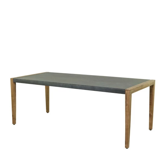 Promo ๐ฅ Studio 350 Dark Grey Wood Contemporary Outdoor Dining Or Coffee Table Dining Table - 79"w, 30"h ๐ - Image 2