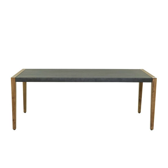 Promo ๐ฅ Studio 350 Dark Grey Wood Contemporary Outdoor Dining Or Coffee Table Dining Table - 79"w, 30"h ๐ - Image 7