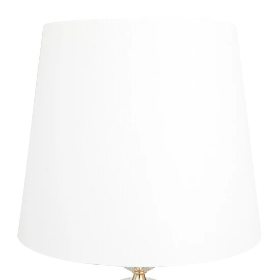 Best Pirce 😀 Studio 350 White Linen Traditional Buffet Lamp 25 X 12 X 12 - 12 X 12 X 25 Round 🎉 - Image 5