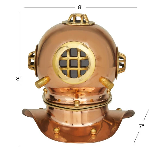 Hot Sale 🔥 Studio 350 Copper Nautical Heirloom Decor - 8 X 7 X 8 🤩 - Image 5