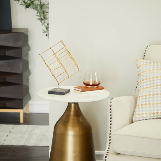 Cheapest ⌛ Studio 350 Marble Modern Sculpture Gold 😉 - Image 8